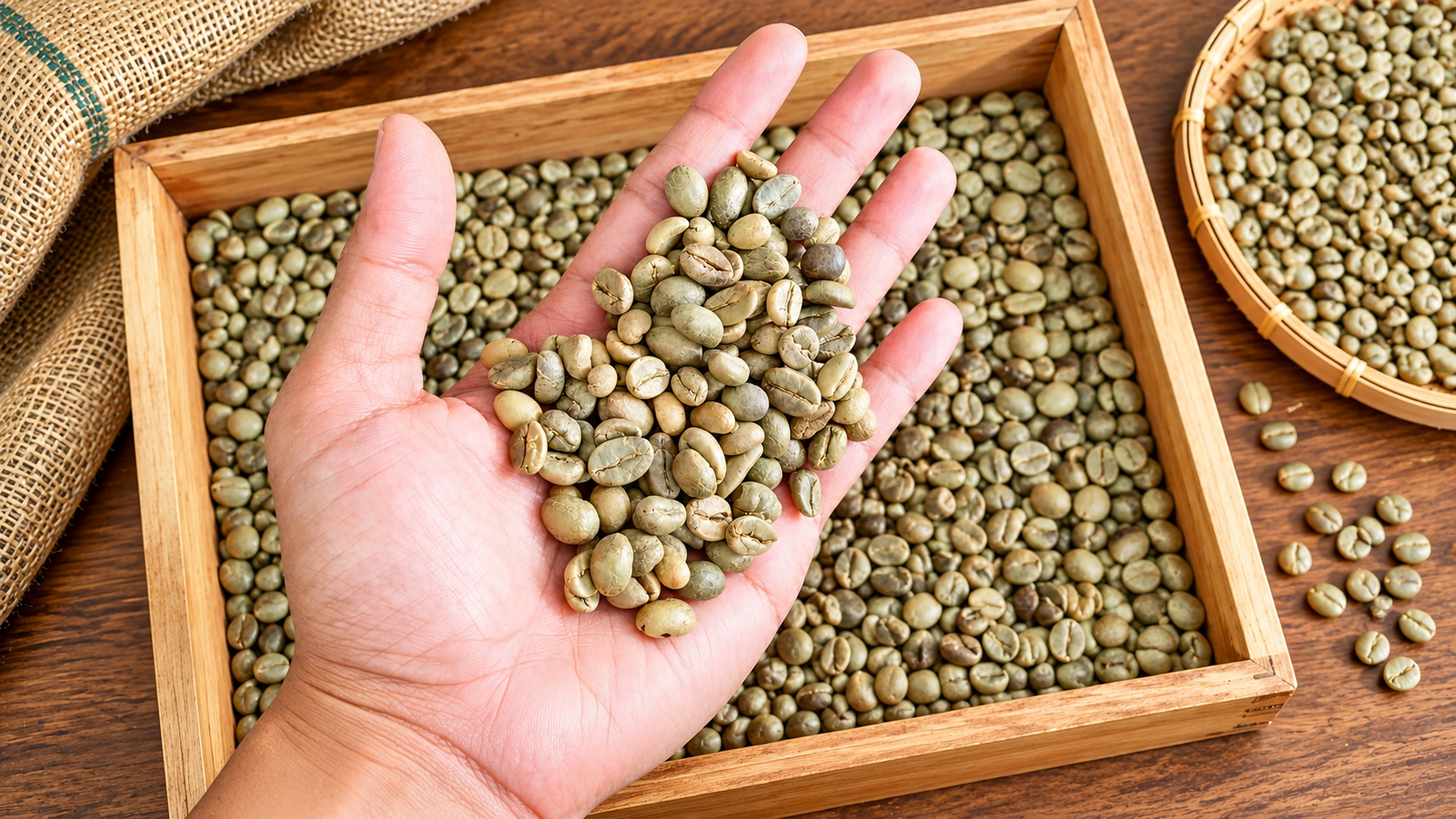 Foto biji kopi Robusta Glenmore